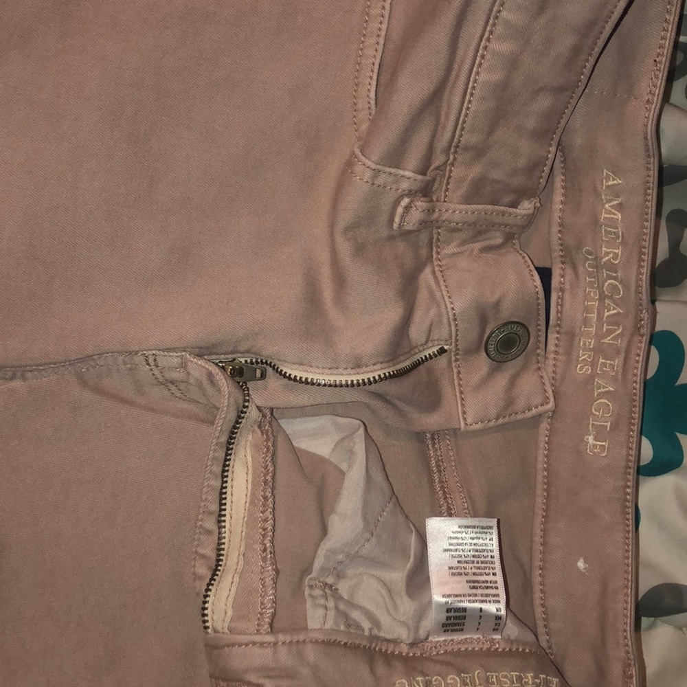 Size 4 American Eagle Light Pink Jeans